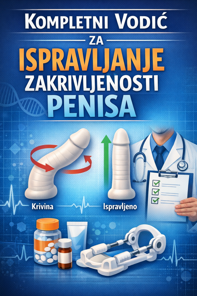 Kompletni Vodič Za Ispravljanje Zakrivljenosti Penisa eKnjiga naslovnica